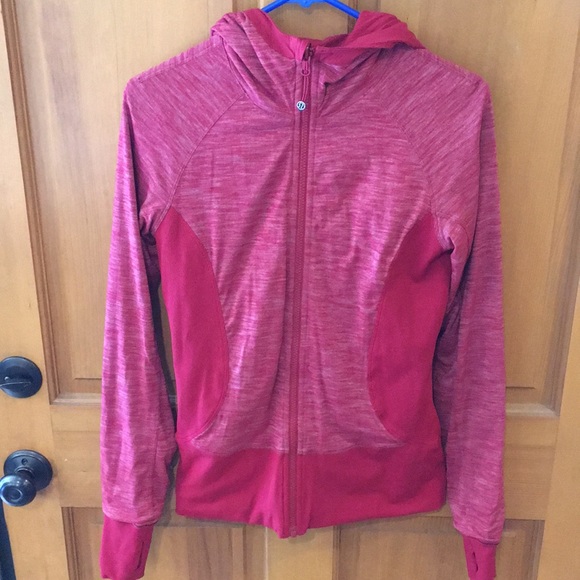 Lululemon Ruby Red Reversible Jacket Size 8 - Picture 2 of 8